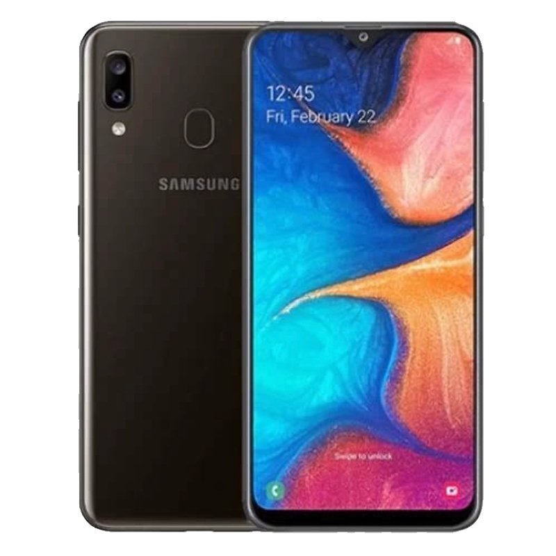 The page contains all MyBat and MyBat Pro Samsung Galaxy A20 Cases and Screen Protectors