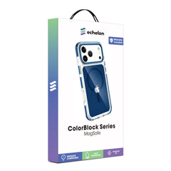 echelon ColorBlock Series MagSafe Case for Apple iPhone 18 Pro / 17 Pro - Blue