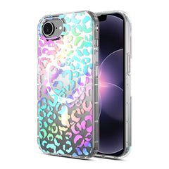 MyBat Pro Mood Series MagSafe Case for Apple iPhone 17e / 16e - Holographic Leopard