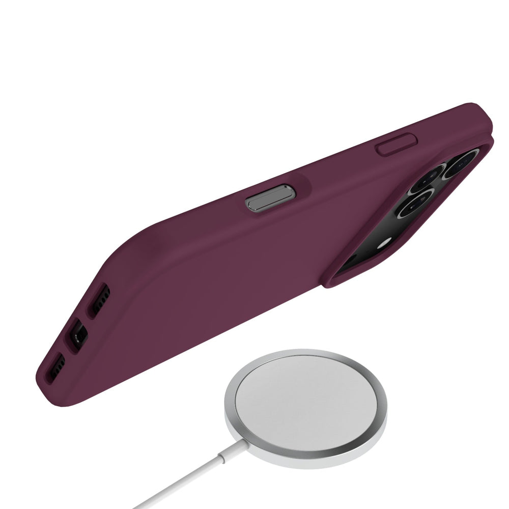 baseline Essence Series Silicone MagSafe Case for Apple iPhone 18 Pro / 17 Pro - Burgundy