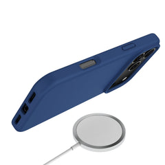 baseline Essence Series Silicone MagSafe Case for Apple iPhone 18 Pro / 17 Pro - Midnight Blue
