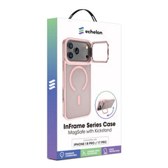 echelon InFrame MagSafe Case with Kickstand for Apple iPhone 18 Pro / 17 Pro - Pink