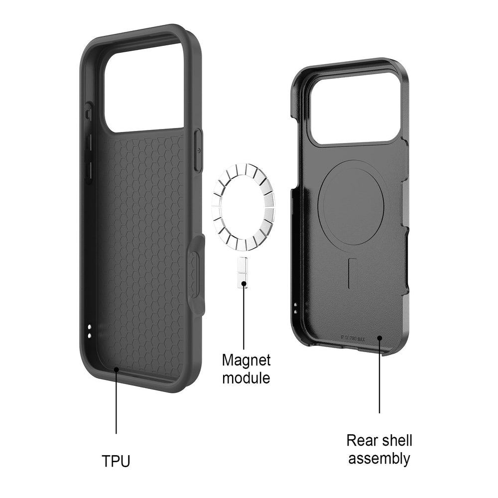echelon Fuse Series w/ MagSafe Case for Apple iPhone 18 Pro Max / 17 Pro Max - Black