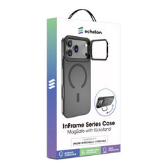 echelon InFrame MagSafe Case with Kickstand for Apple iPhone 18 Pro Max / 17 Pro Max - Black