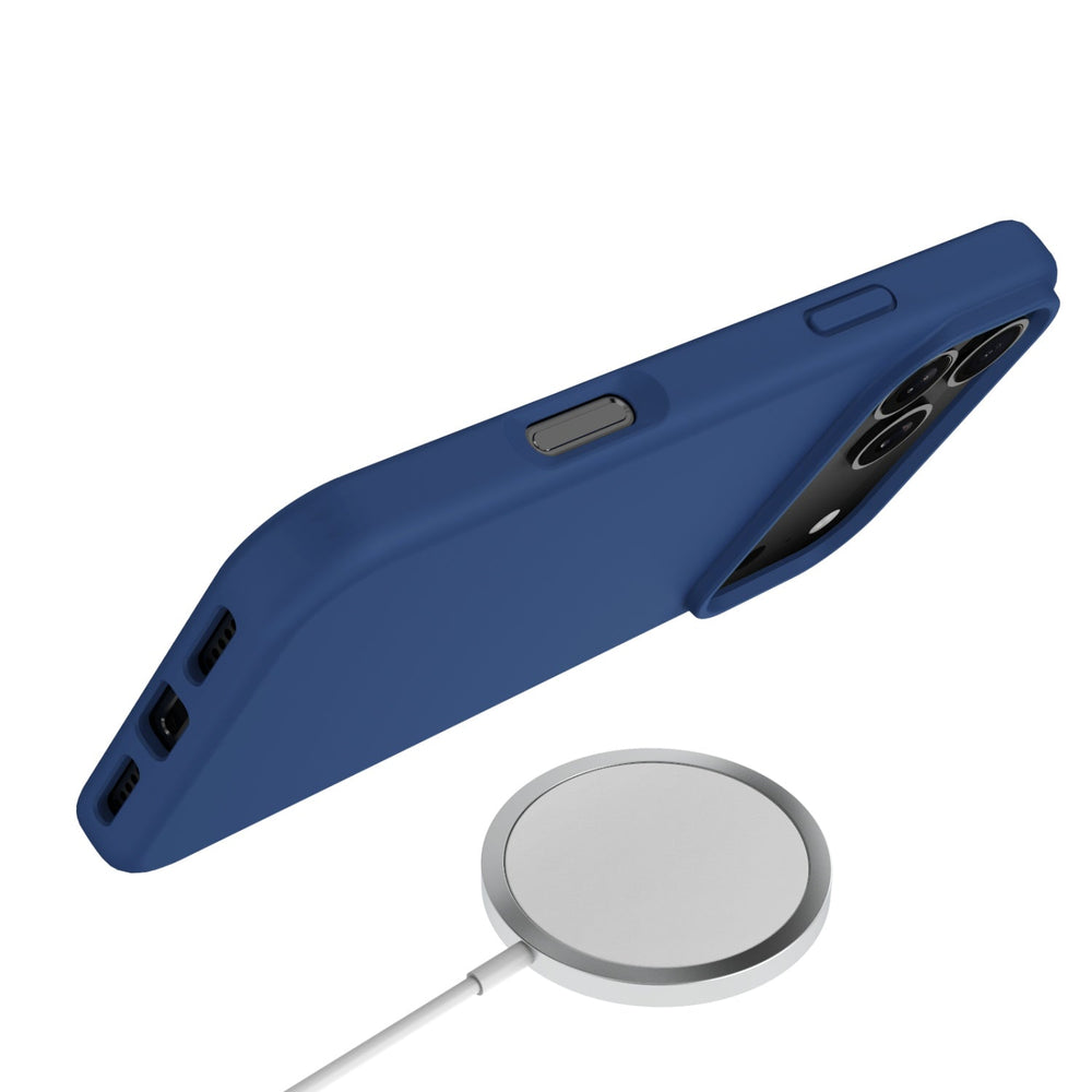 baseline Essence Series Silicone MagSafe Case for Apple iPhone 18 Pro Max / 17 Pro Max - Midnight Blue
