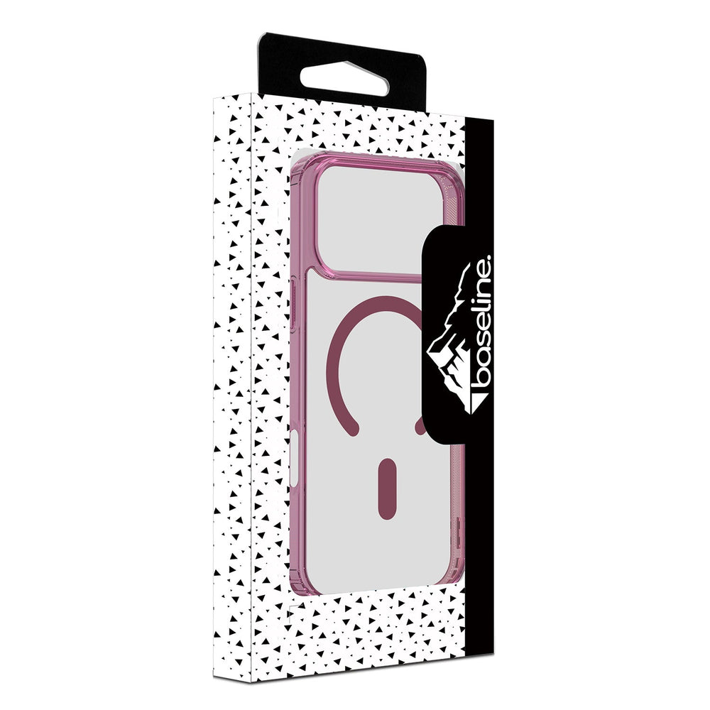 baseline Clear Series MagSafe Case for Apple iPhone 18 Pro / 17 Pro - Burgundy