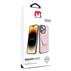 MyBat Pro Stealth Series w/ MagSafe Case for Apple iPhone 15 Pro - Pink / Grey