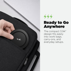 AmpNergy PowerFlow Wireless Charging Pad (15W) - Black