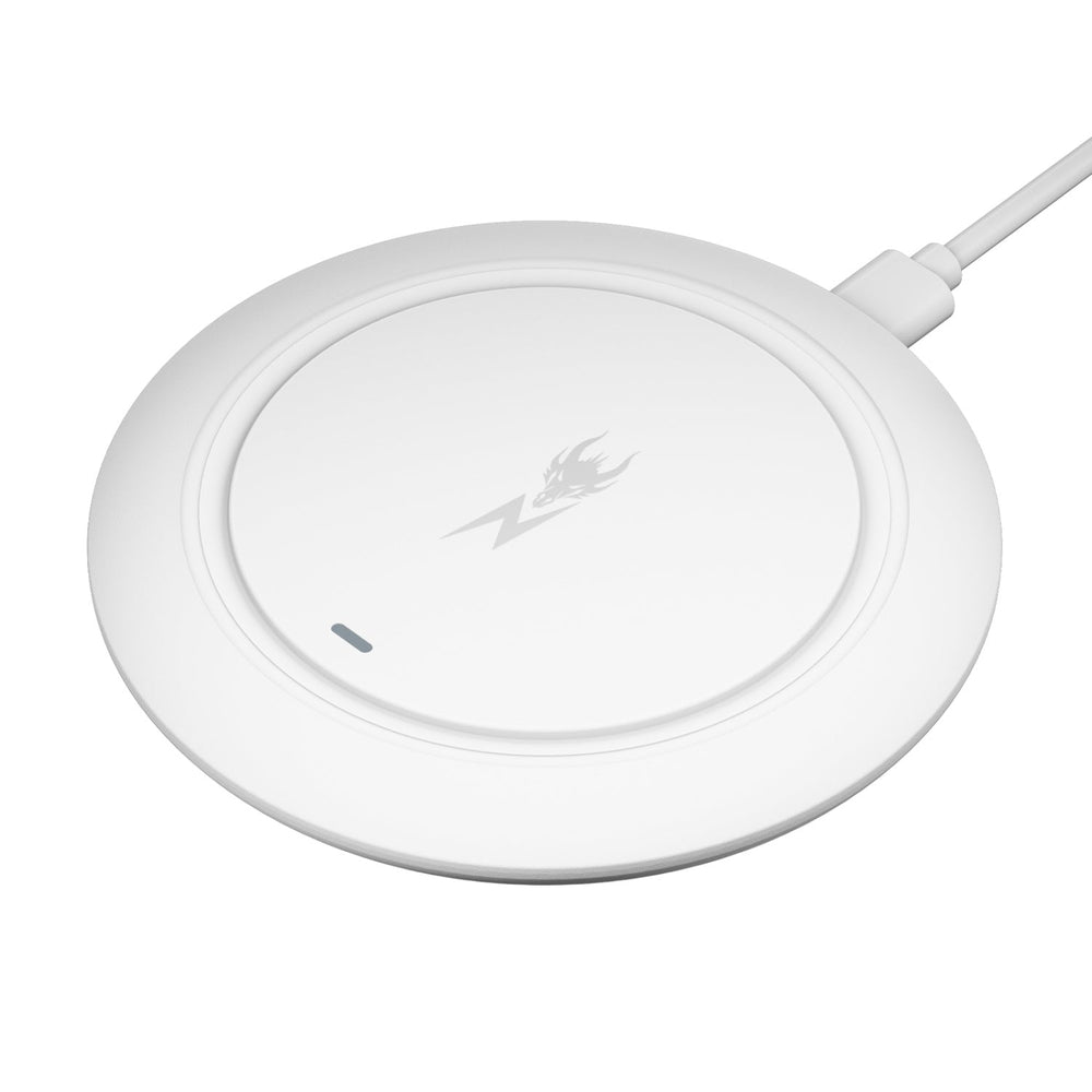 AmpNergy PowerFlow Wireless Charging Pad (15W) - White