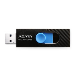 Clé USB Flash ADATA UV320 USB 3.2 / 128 Go USB-A - Noir / Bleu
