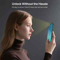 Protection d'écran en verre trempé anti-espion pleine couverture baseline pour Apple iPhone 16 / 15 / 15 Pro / 14 Pro