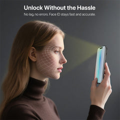 baseline Privacy Full Coverage Tempered Glass Screen Protector for Apple iPhone 17 Pro - Black