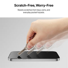baseline Privacy Full Coverage Tempered Glass Screen Protector for Apple iPhone 17 / 16 Pro
