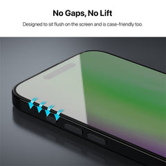 baseline Privacy Full Coverage Tempered Glass Screen Protector for Apple iPhone 17 / 16 Pro