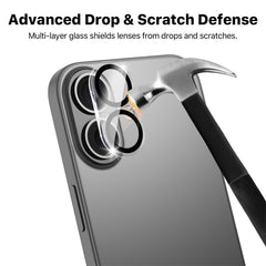 baseline Tempered Glass Lens Protector for Apple iPhone 17 / 16 / 16 Plus