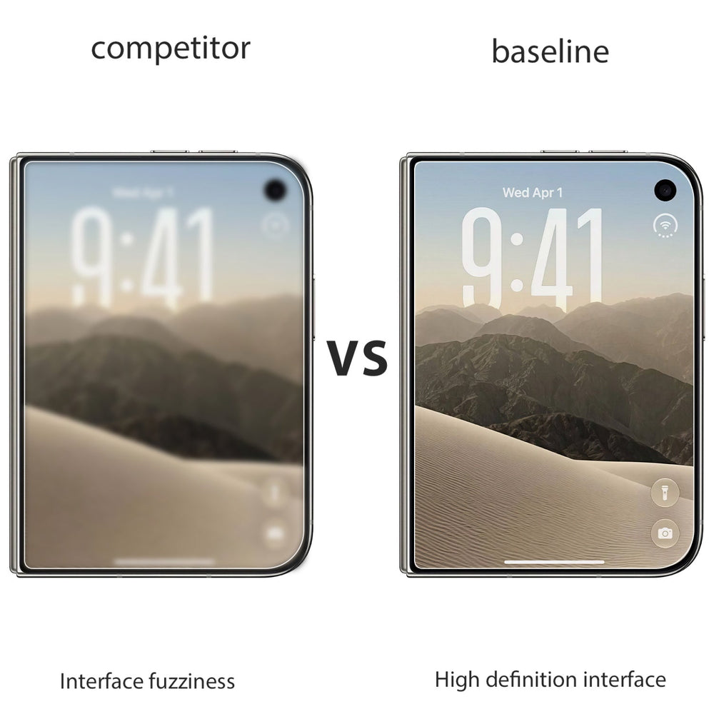 baseline Tempered Glass Screen Protector (2.5D) for Apple iPhone Duo - Clear