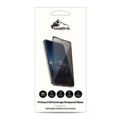 Protection d'écran en verre trempé anti-espion baseline Full Coverage pour Motorola Moto G 5G (2025)