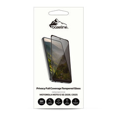 baseline Privacy Full Coverage Tempered Glass Screen Protector for Motorola Moto G 5G (2026, 2025)
