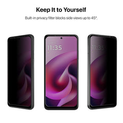 baseline Privacy Full Coverage Tempered Glass Screen Protector for Motorola Moto G 5G (2026, 2025)