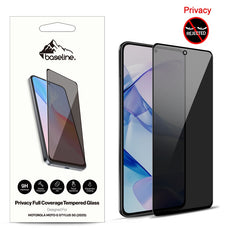 baseline Protecteur d'écran en verre trempé anti-espion pleine couverture pour Motorola Moto G Stylus 5G (2025)