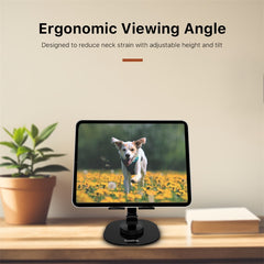 baseline 360° View Rotating Stand for Phones and Tablets – Black