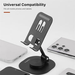 baseline 360° View Rotating Stand for Phones and Tablets – Black