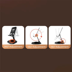 baseline 360° View Rotating Stand for Phones and Tablets – Black