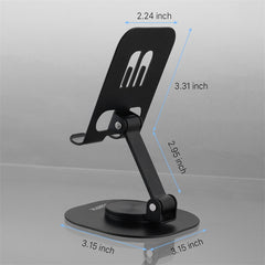 baseline 360° View Rotating Stand for Phones and Tablets – Black