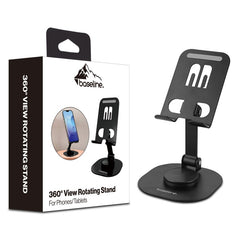 baseline 360° View Rotating Stand for Phones and Tablets – Black