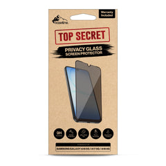 baseline Privacy Full Coverage Tempered Glass Screen Protector for Samsung Galaxy A18 5G / A17 5G / A16 5G - Black