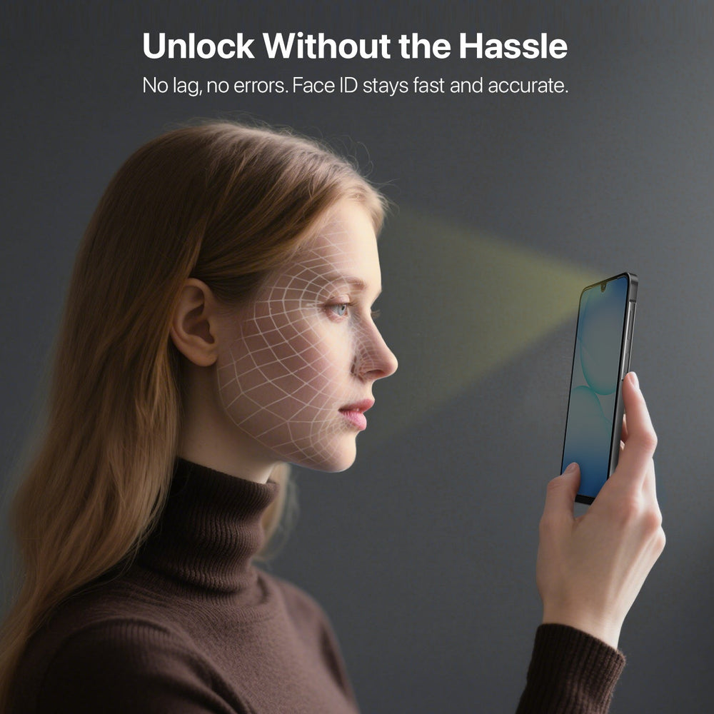 baseline Privacy Full Coverage Tempered Glass Screen Protector for Samsung Galaxy A18 5G / A17 5G / A16 5G - Black