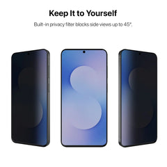 baseline Privacy Full Coverage Tempered Glass Screen Protector for Samsung Galaxy S26 Fan Edition