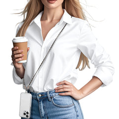 Correa cruzada con cadena ajustable MyBat Gilded Ivory Adorn Series