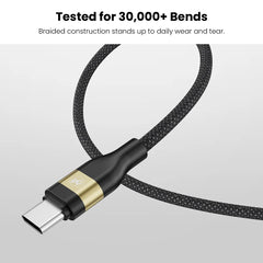 MyBat Pro USB-A to USB-C Braided Charging Cable - 6FT