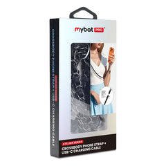 MyBat Pro Atelier Series 4.2FT Crossbody Strap + USB-C Charging Cable