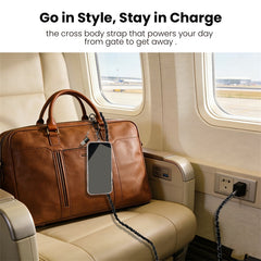 MyBat Pro Atelier Series 4.2FT Crossbody Strap + USB-C Charging Cable