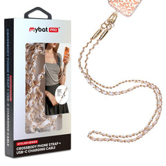 MyBat Pro Atelier Series 4.2FT Crossbody Strap + USB-C Charging Cable