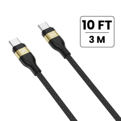 MyBat Pro 60W USB-C to USB-C Braided Charging Cable - 10FT
