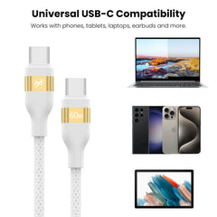 MyBat Pro 60W USB-C to USB-C Braided Charging Cable - 6FT
