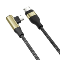 MyBat Pro 240W USB-C to USB-C 90 Degree Right Angle Charging Cable – 6FT