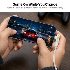 MyBat Pro 240W USB-C to USB-C 90 Degree Right Angle Charging Cable – 6FT