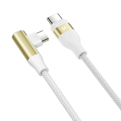 MyBat Pro 240W USB-C to USB-C 90 Degree Right Angle Charging Cable – 6FT
