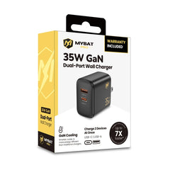 MyBat Pro 35W GaN Dual-Port Wall Charger