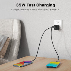 MyBat Pro 35W GaN Dual-Port Wall Charger