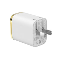 MyBat Pro 35W Dual-Port Digital Display GaN Wall Charger - White