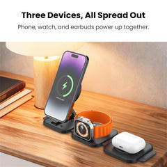 MyBat Pro 3-in-1 FoldMate Spread Wireless Charging Pad