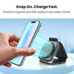 MyBat Pro 3-in-1 FoldMate Spread Wireless Charging Pad