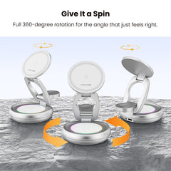 MyBat Pro 3-in-1 FoldMate Stack Wireless Charging Dock