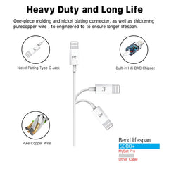 MyBat Pro Lightning Earbuds with In-Line Controls