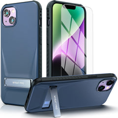 MyBat Pro Beyonder Series Case with Kickstand + Tempered Glass for Apple iPhone 14 Plus
